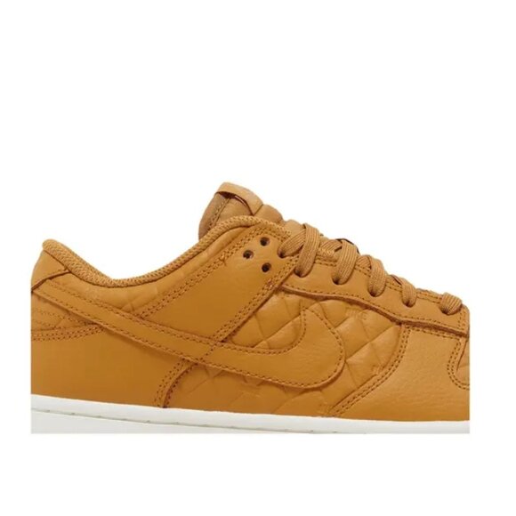 Nike Dunk Low 'Quilted Wheat' Sail Black - Picture 5 of 9